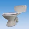 FORTEC WC, MODEL: 501S C/W NIRON III L/L PLASTIC CISTERN, LINK BRIDGE SET & MEDIUM DUTY TOILET SEAT.